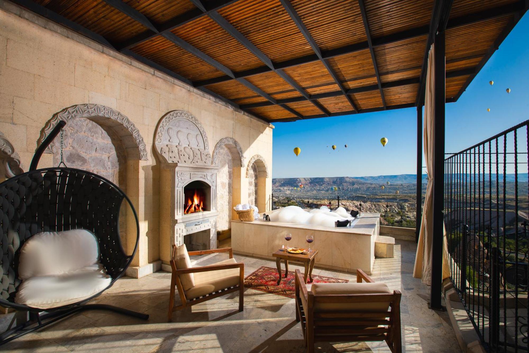 Simera In Cappadocia - Special Class - Best View Rooftop Uçhisar Dış mekan fotoğraf