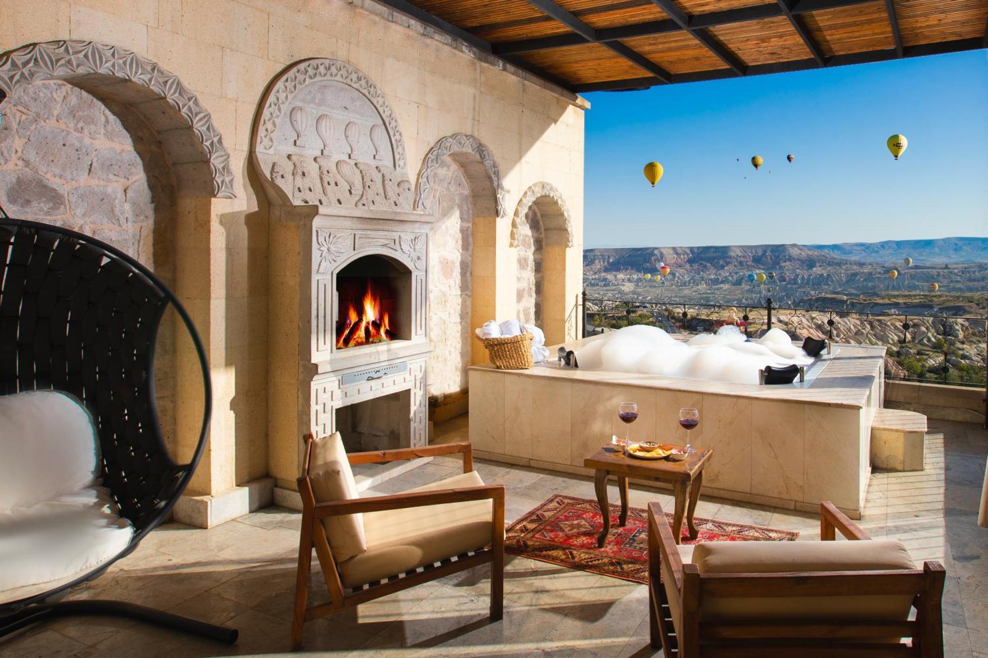 Simera In Cappadocia - Special Class - Best View Rooftop Uçhisar Dış mekan fotoğraf